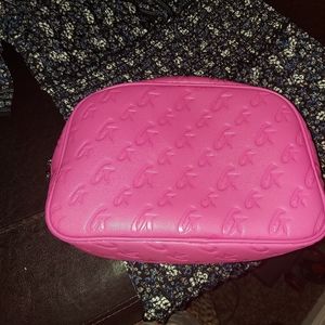 Glamaholic/ Glam-Aholic Small monogram toiletry bag.